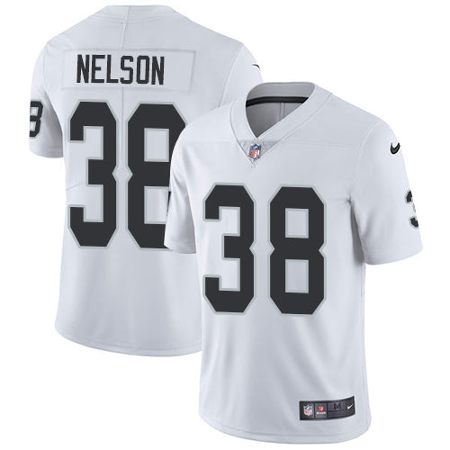 Nike Las Vegas Raiders #38 Nick Nelson White Men's Stitched NFL Vapor Untouchable Limited Jersey Men's