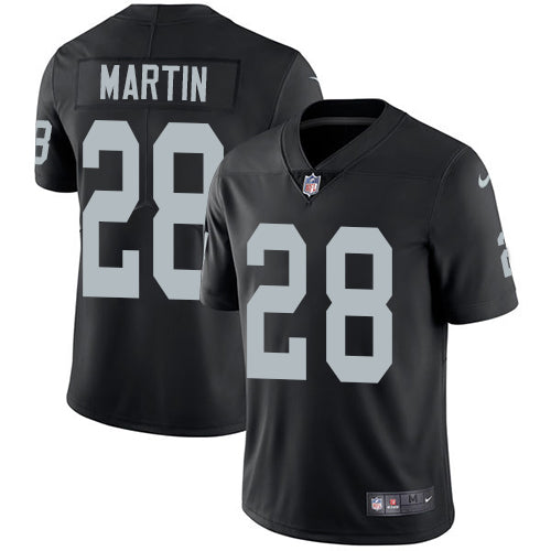 Nike Las Vegas Raiders #28 Doug Martin Black Team Color Men's Stitched NFL Vapor Untouchable Limited Jersey Men's