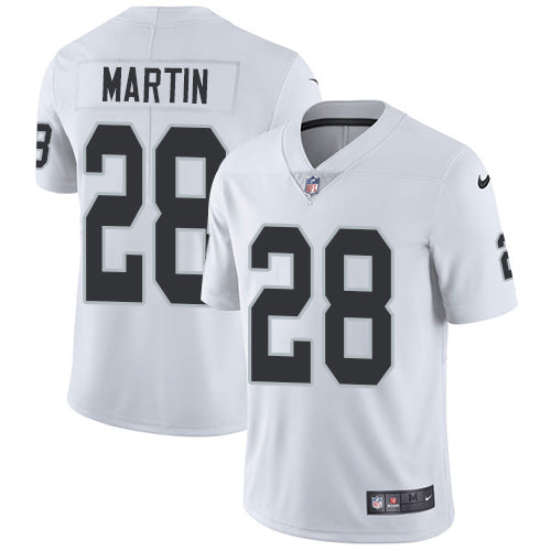 Nike Las Vegas Raiders #28 Doug Martin White Men's Stitched NFL Vapor Untouchable Limited Jersey Men's