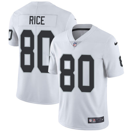 Nike Las Vegas Raiders #80 Jerry Rice White Men's Stitched NFL Vapor Untouchable Limited Jersey Men's