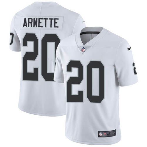 Nike Las Vegas Raiders #20 Damon Arnette White Men's Stitched NFL Vapor Untouchable Limited Jersey Men's