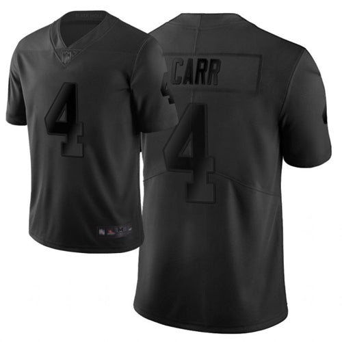 Nike Las Vegas Raiders #4 Derek Carr Black Men's Stitched NFL Limited City Edition Jersey Men's