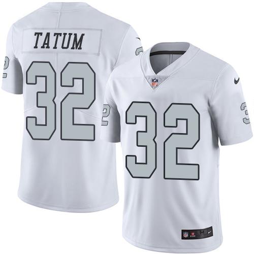 Nike Las Vegas Raiders #32 Jack Tatum White Men's Stitched NFL Limited Rush Jersey Men's