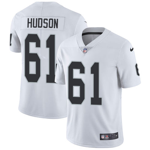 Nike Las Vegas Raiders #61 Rodney Hudson White Men's Stitched NFL Vapor Untouchable Limited Jersey Men's