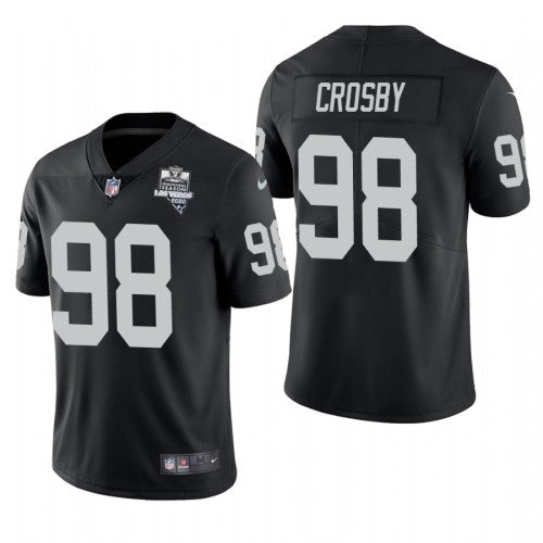 Las Vegas Las Vegas Raiders #98 Maxx Crosby Men's Nike 2020 Inaugural Season Vapor Limited NFL Jersey Black Men's
