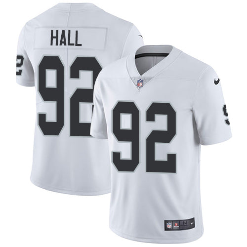 Nike Las Vegas Raiders #92 P.J. Hall White Men's Stitched NFL Vapor Untouchable Limited Jersey Men's