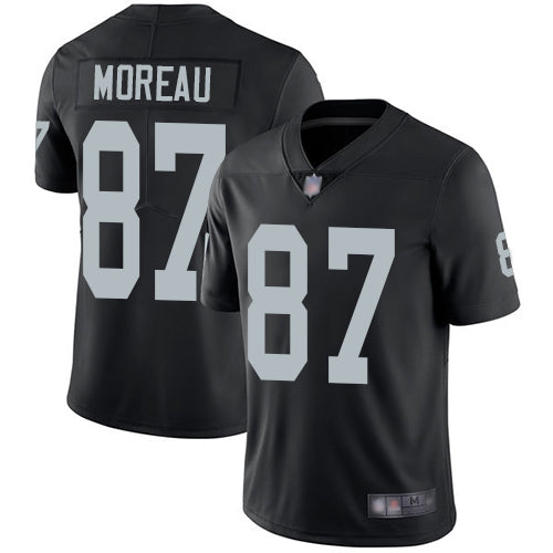 Nike Las Vegas Raiders #87 Foster Moreau Black Team Color Men's Stitched NFL Vapor Untouchable Limited Jersey Men's