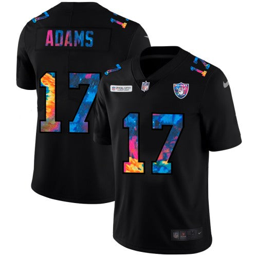 Nike Las Vegas Raiders #17 Davante Adams Men's Nike Multi-Color Black 2020 NFL Crucial Catch Vapor Untouchable Limited Jersey Men's