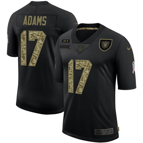 Las Vegas Las Vegas Raiders #17 Davante Adams Men's Nike 2020 Salute To Service Camo Limited NFL Jersey Black Men's