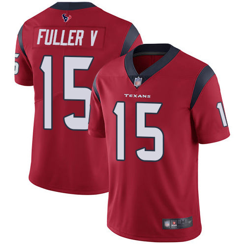 Nike Houston Texans #15 Will Fuller V Red Alternate Men's Stitched NFL Vapor Untouchable Limited Jersey Men's