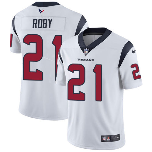 Nike Houston Texans #21 Bradley Roby White Men's Stitched NFL Vapor Untouchable Limited Jersey Men's