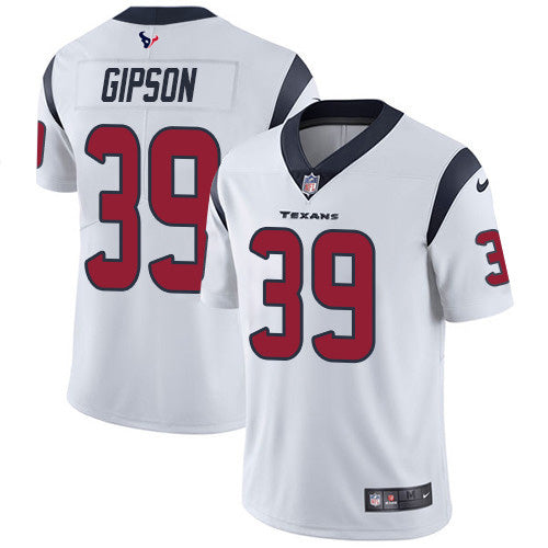 Nike Houston Texans #39 Tashaun Gipson White Men's Stitched NFL Vapor Untouchable Limited Jersey Men's