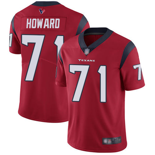 Nike Houston Texans #71 Tytus Howard Red Alternate Men's Stitched NFL Vapor Untouchable Limited Jersey Men's
