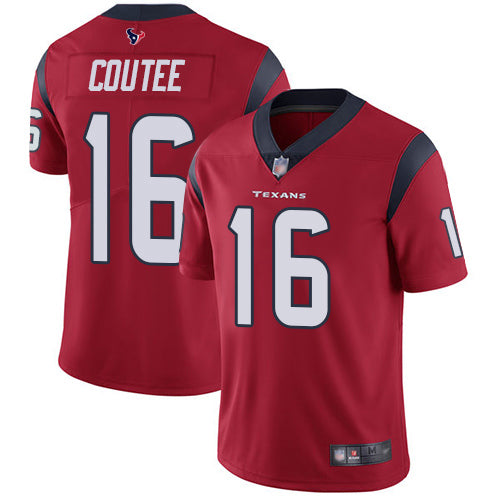 Nike Houston Texans #16 Keke Coutee Red Alternate Men's Stitched NFL Vapor Untouchable Limited Jersey Men's