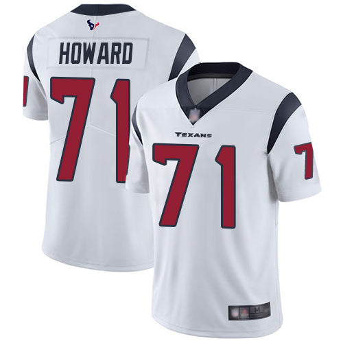 Nike Houston Texans #71 Tytus Howard White Men's Stitched NFL Vapor Untouchable Limited Jersey Men's