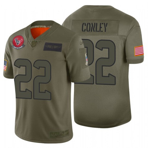 Nike Houston Texans #22 Gareon Conley 2019 Salute To Service Camo Limited NFL Jersey Men's