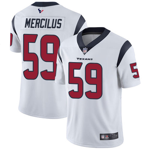Nike Houston Texans #59 Whitney Mercilus White Men's Stitched NFL Vapor Untouchable Limited Jersey Men's