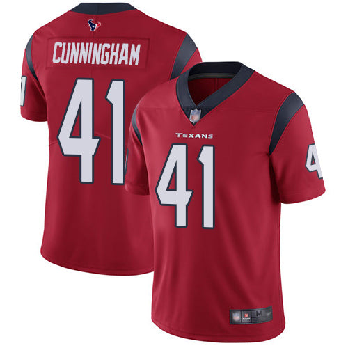 Nike Houston Texans #41 Zach Cunningham Red Alternate Men's Stitched NFL Vapor Untouchable Limited Jersey Men's