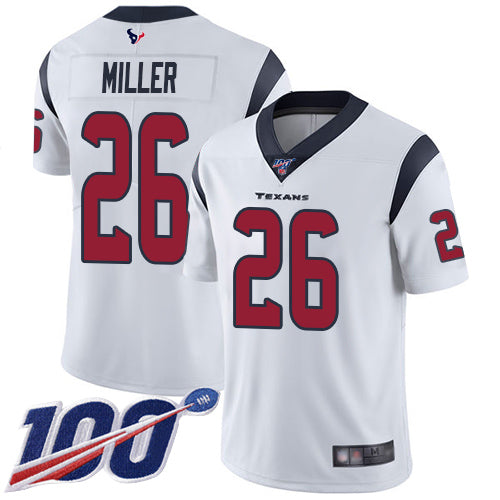 Nike Houston Texans #26 Lamar Miller White Men's Stitched NFL 100th Season Vapor Limited Jersey Men's